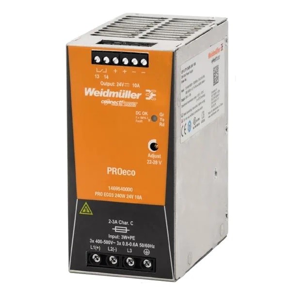 1469540000 Weidmuller - PRO ECO3 240W 24V 10A