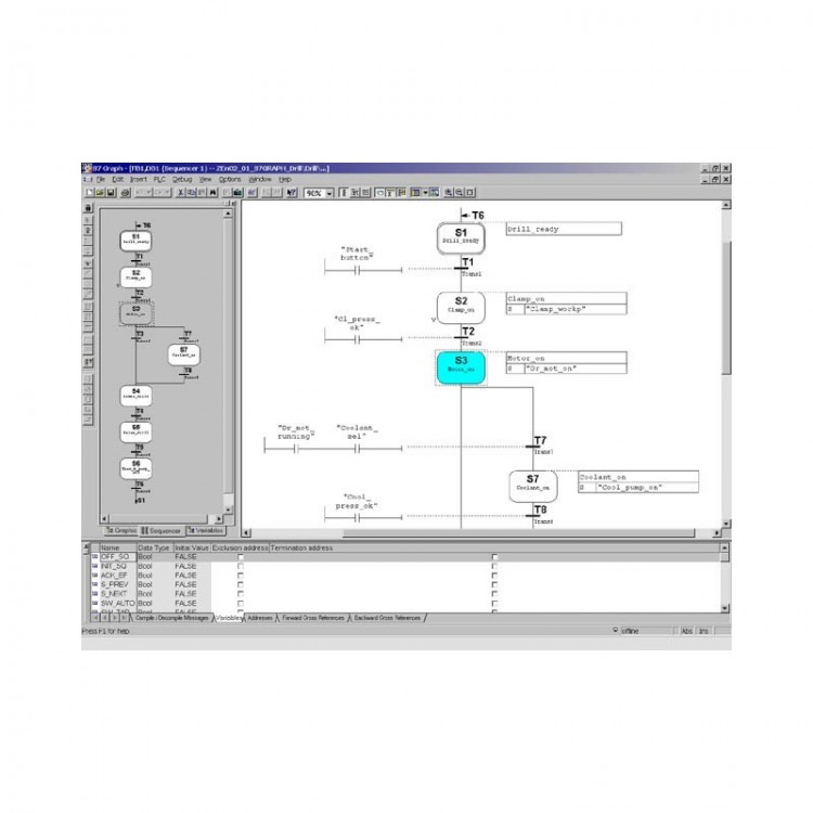 6ES7811-0CC06-0YA5 Siemens Simatic S7, S7-graph V5.3 Floating License Per 1 Utente