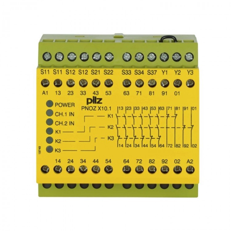 774749 Pilz - PNOZ X10.1 24VDC 6n/o 4n/c 6LED