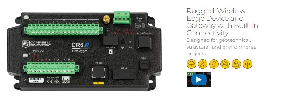 Campbell Scientific - Communication Device Data Loggers / CR6