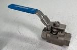 Coupling ball valve (internal NPT thread) 1/2" Jamesbury 9FB 3600 XTB with fixing, for electric drive  (Unprovoked)