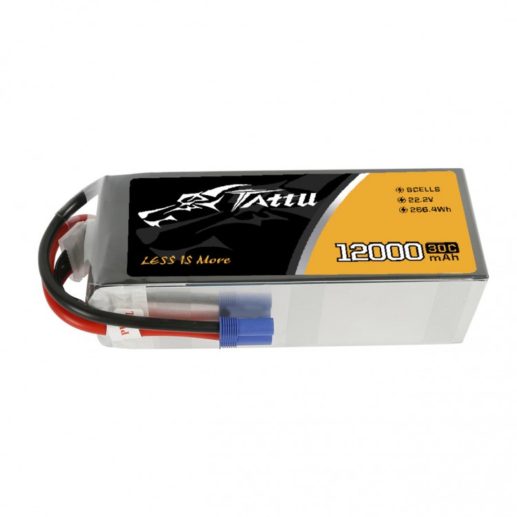 TATTU-12000 MAH 6S 30C - BATTERY 12000 MAH 30 C