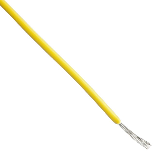 Alpha Wire - 2841/7 YL005 - Wire Stranded Hook Up PTFE Yellow 30 AWG 100ft - 1 RUL