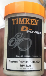 Timken D-Power-PD442231 Lubrication