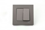 Viko (Panasonic Electronic Solutions)  - GRAY FLUSH SWITCH