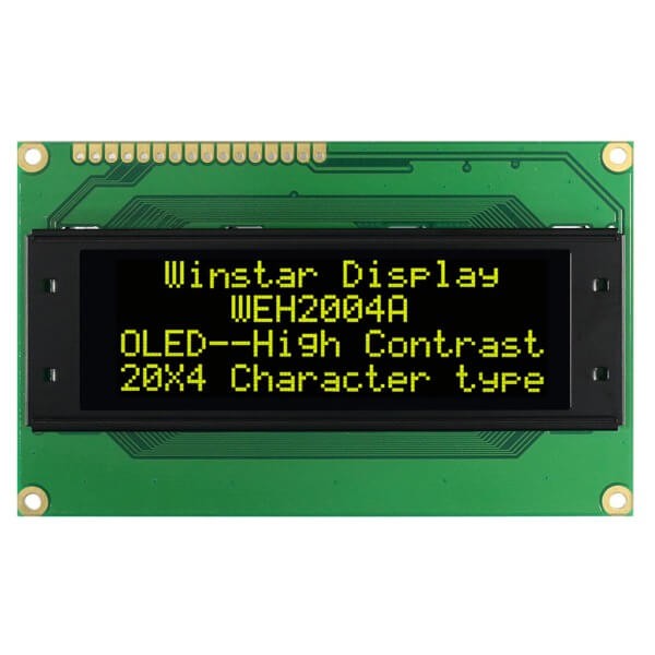 WINSTAR - WEH002004ALPP5N00000 DISPLAY, OLED 20X4 (EOL)