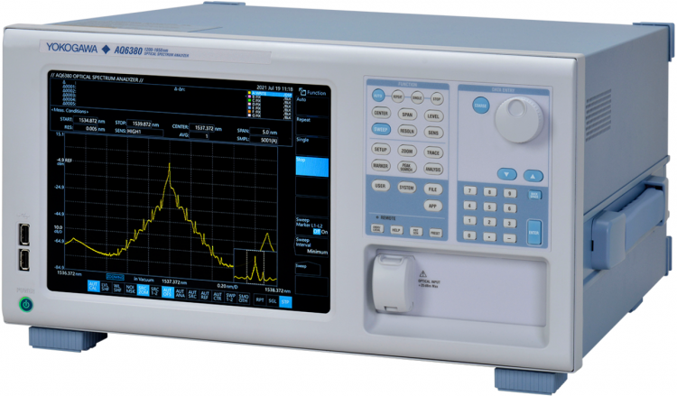 Yokogawa - AQ6380-10-L1-FCC-F- Highest Performance Optical Spectrum Analyzer 1200 - 1650 nm