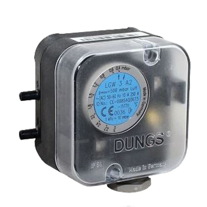 DUNGS - LGW 50 A4/2 ART-NR:232718 BEREİCH:2.5-50MBAR PMAX+:500MBAR GAS PMAZ-:500MBAR LUFT (AC) 50-60 HZ 10A 250V IP65