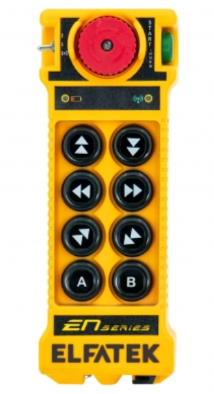 Elfatek -  EN-X8 - CRANE SPARE PARTS - 8 BUTTON - REMOTE CONTROL SET - DOUBLE STAGE