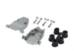 L-COM - SDC15AG - ASSEMBLED D-SUB HOOD KIT, DB15/HD26 METAL