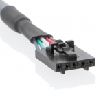 US Digital - CA-FC5-SH-NC - Polarized 5-pin female connector, shielded 24 AWG 5-core cable